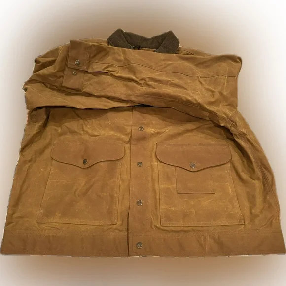 Filson mens tin cloth work jacket new